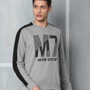 Full Sleeve Printed Men Sweatshirt