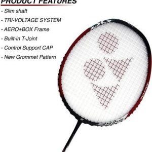 YONEX VT 0.7 DG SLIM Black Strung Badminton Racquet (Pack of: 1, 85 g)